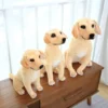 New Kawaii Like Real Prone Simulation Labrador Dog Plush Doll Stuffed Golden Dog Bedroom Decor Pillows 1 - Labrador Gifts