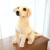 New Kawaii Like Real Prone Simulation Labrador Dog Plush Doll Stuffed Golden Dog Bedroom Decor Pillows 4 - Labrador Gifts